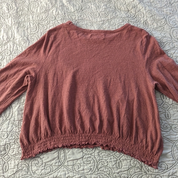 Madewell, Texture & Thread Linen Cropped Top - Picture 9 of 10